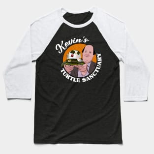 Kevin's Turtle Sanctuary (white text) Baseball T-Shirt